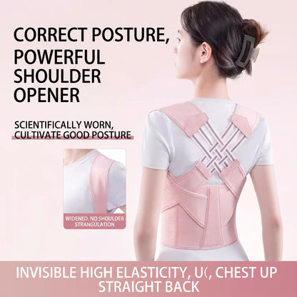 Back & Waist Support Posture Corrector - Invisible Under Clothes for Daily Use-TTT