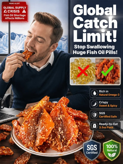 Deep Sea High-Protein Sweet & Spicy Fish Jerky.-OKL