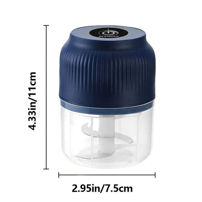 Premium Cordless Mini Food Chopper | 300ml USB Rechargeable Veggie & Garlic Dicer 🧄✨ LGZ