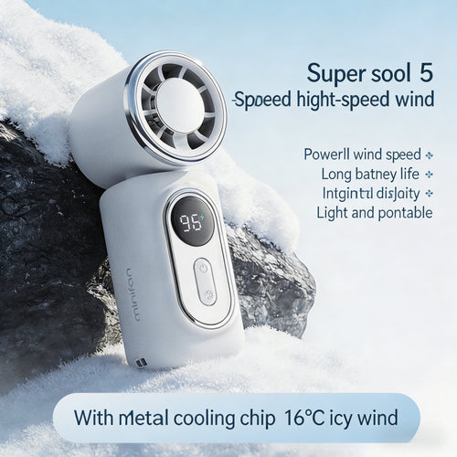 💨Portable Clip-On Cooling Fan - 16°C Ice Wind,Hands-Free Convenience-CJP