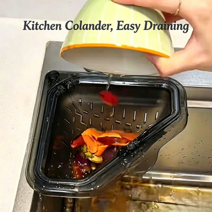 🧲Magnetic Sink Drain Basket💧No-Drill Hanging Drying Storage Basket | Kitchen Sponge & Dishcloth Organizer-YOY