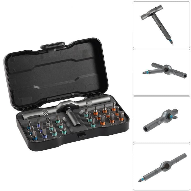 24-in-1 Multi-function Ratchet Screwdriver Set – 1 Set
