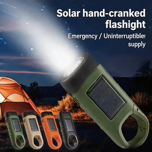 [Completely upgraded]🔦 3-in-1 Emergency Solar Flashlight – Your Always-Prepared Survival Tool-CJP