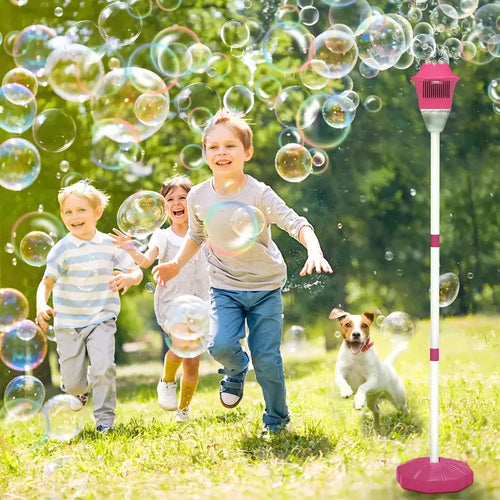 Ultimate Automatic Bubble Machine with Adjustable Stand & LED Lights | Rechargeable Outdoor Summer Toy 🫧 -LGZ