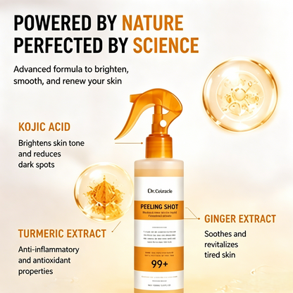 🧴Full Body Peeling Spray Dead Skin Remover Turmeric Skin Brightening Mist-WBJ