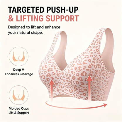 🧚 No-Show Push-Up Bra | Instant Bust Lift & Perky Shape, Seamless & Comfortable-WBJ