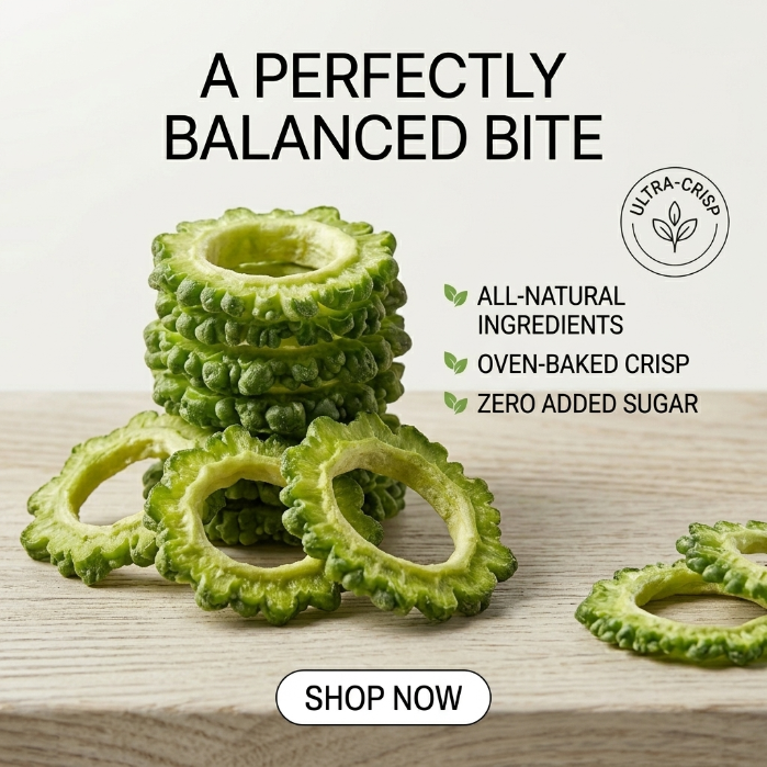 🥒Natural Bitter Melon Crisps | Healthy Detox & Blood Sugar Support Snack-VIM