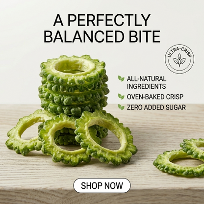 🥒Natural Bitter Melon Crisps | Healthy Detox & Blood Sugar Support Snack-VIM