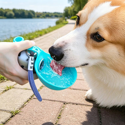 🐶Portable Dog Water Bottle - 2-in-1 Stainless Steel Travel Water Bowl for Dogs-CJP