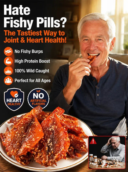 Deep Sea High-Protein Sweet & Spicy Fish Jerky.-OKL