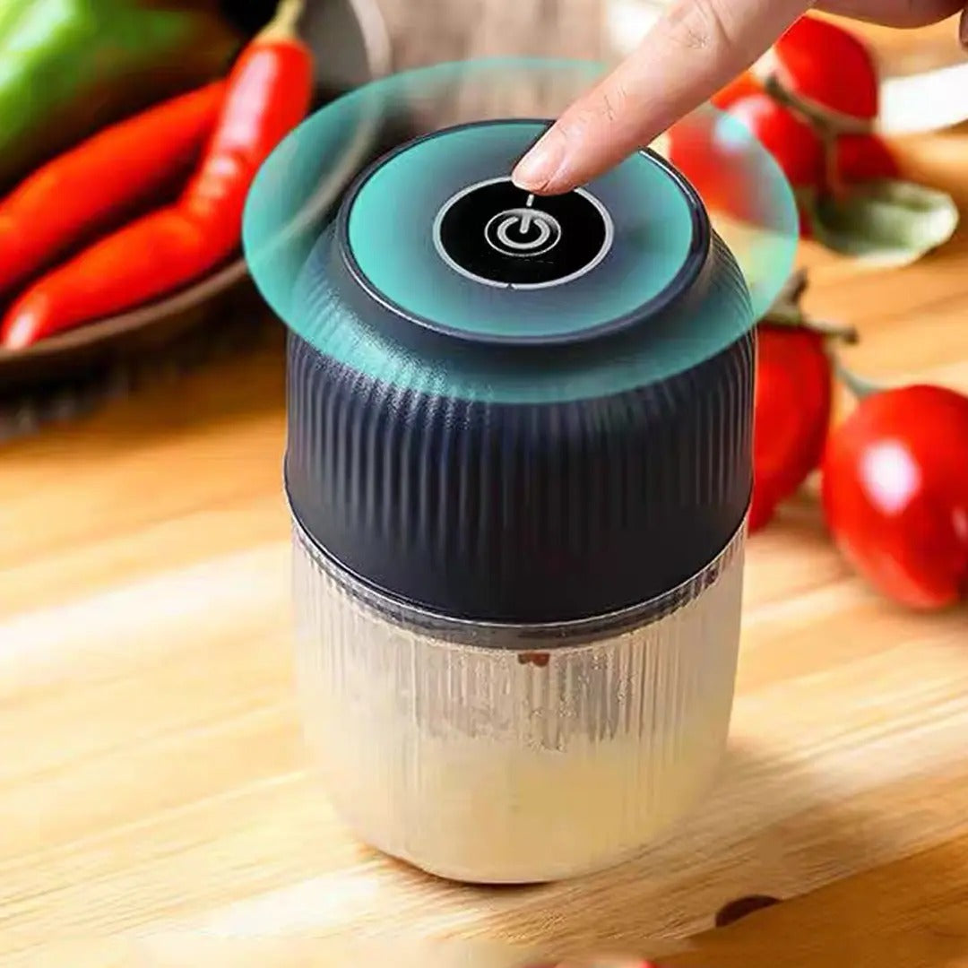 Premium Cordless Mini Food Chopper | 300ml USB Rechargeable Veggie & Garlic Dicer 🧄✨ LGZ