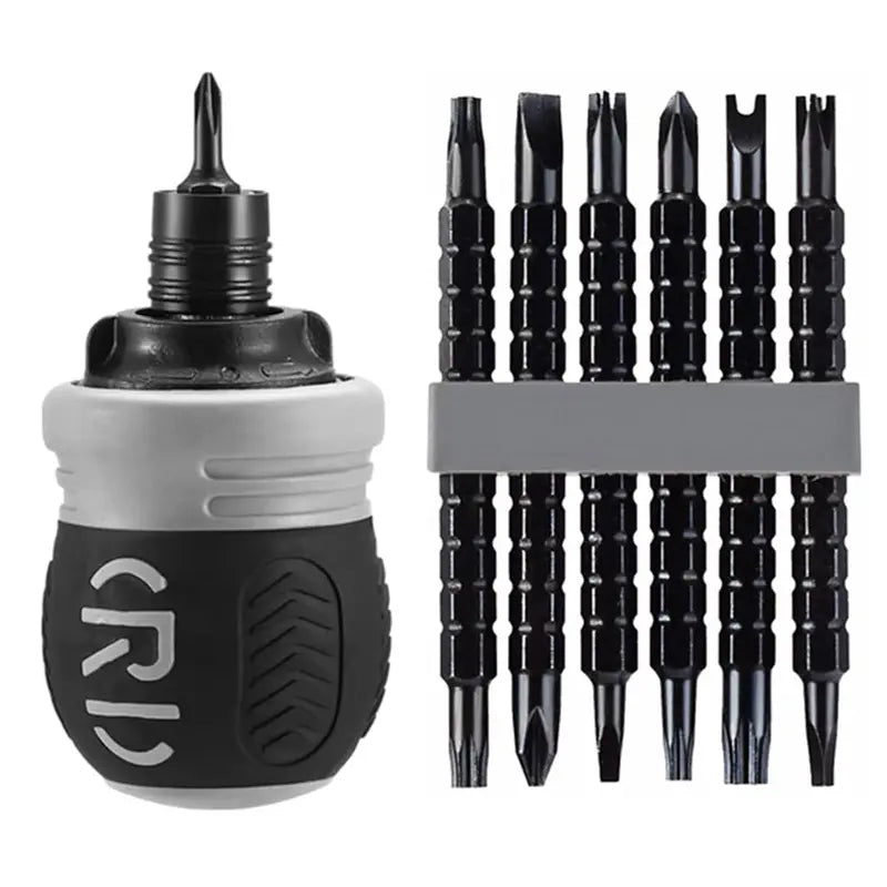 Premium Stubby Ratcheting Screwdriver Set | Magnetic, Telescopic & Multi-Function Tool 🛠️✨ -LGZ