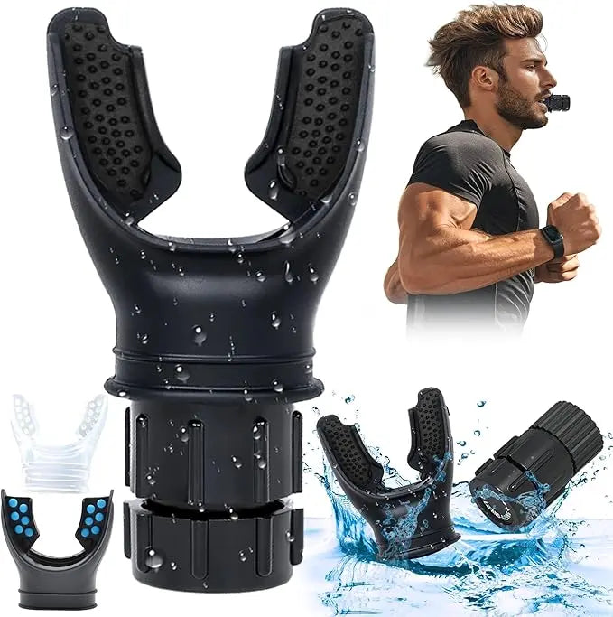 Unlock Your Ultimate Lung Capacity & Boost Endurance with the Pro Breathing Muscle Trainer!-DZT