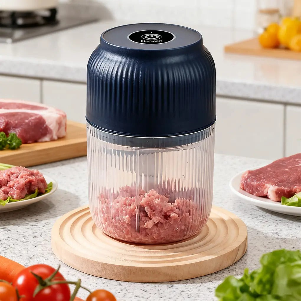 Premium Cordless Mini Food Chopper | 300ml USB Rechargeable Veggie & Garlic Dicer 🧄✨ LGZ