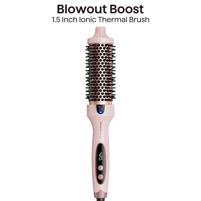 Negative ion hair curler with LED display, suitable for all hair types.-KPL