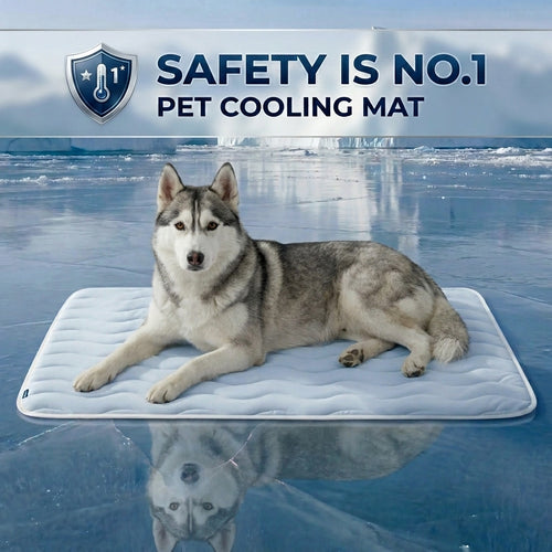 Bedsure AeroChill Wave Cooling Dog Mat - Breathable, Machine Washable & Versatile Pet Bed-DZT