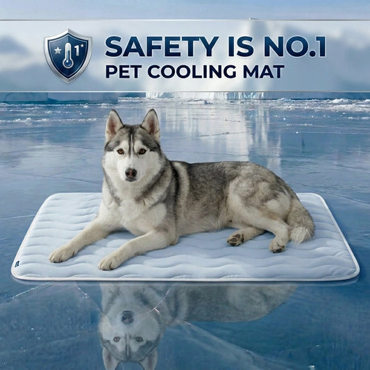 Bedsure AeroChill Wave Cooling Dog Mat - Breathable, Machine Washable & Versatile Pet Bed-DZT
