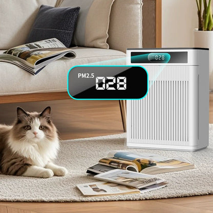 Smart Fully Automatic Negative Ion Air Purifier for Pets,  Shedding Hair Absorption, Sterilization, Deodorization & Allergen Removal,  Household Use.-KPL