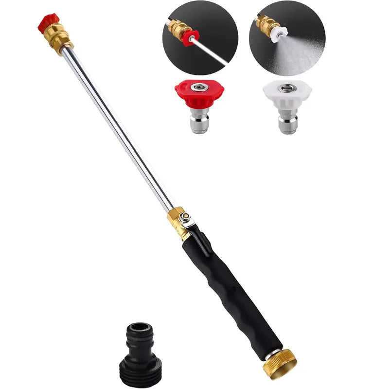 High-Pressure Power Washer Wand for Garden Hoses | Adjustable Spray Nozzles for Car, Patio & Garden 🚗💦 -LGZ