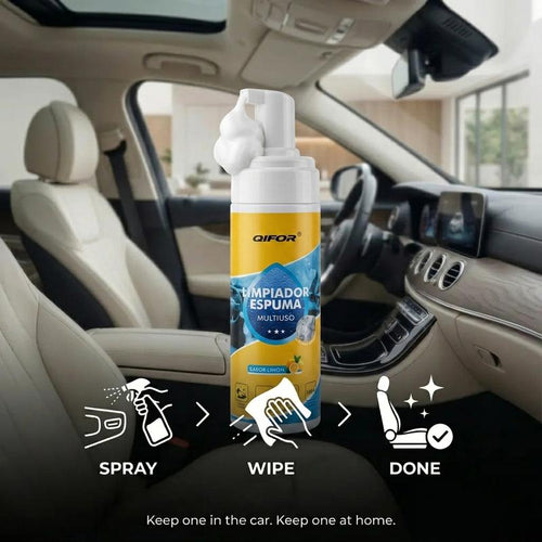 ✨ 4-in-1 Multi-Enzyme Foam Spray Cleaner 🚗🛋️ Powerful Deep Cleaning Solution for Home & Car Care — Easily Removes Stains from Car Interiors, Sofas, Seats & More. Keep Your Space Fresh & Spotless While Enjoying Summer Outdoor Adventures! ☀️🌿-KPL