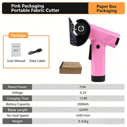 🔪Cordless Electric Fabric & Upholstery Cutter – Fast, Jamming-Free Cutting for Auto & DIY Projects-CJP