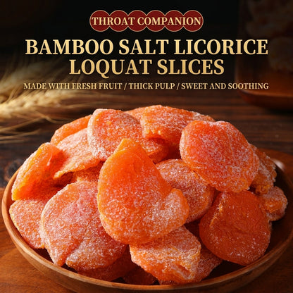 🌾 Natural Throat Care | Sweet & Mellow Returning SweetnessBamboo Salt Licorice Dried Loquat-DZT