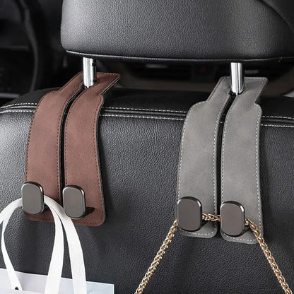 🚗Car Seat Back Storage Hook🪝 It has a bendable design to fit most car seats, suitable for both long-distance journeys and daily commutes✨-XLB