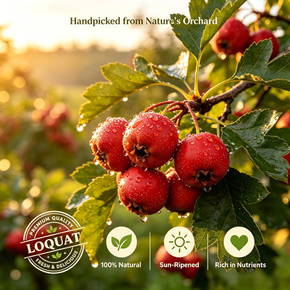 😋Hollow Dried Hawthorn Berries - 🍃100% Natural Digestive Healthy Fruit Snack, Seedless & Plump Preserved Hawthorn-XLB