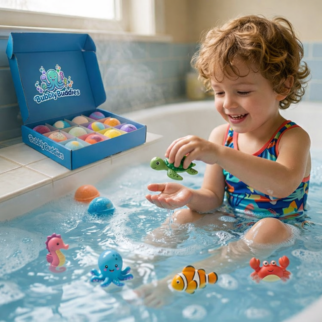 12-Piece Ocean Surprise Toy Bath Bomb Set-JY