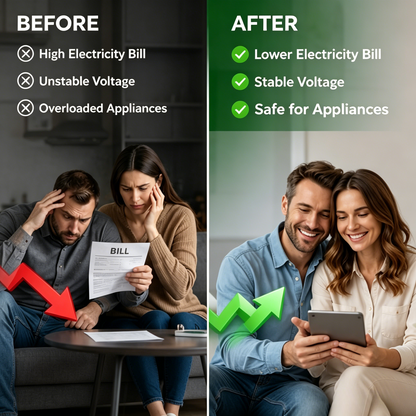 ⚡ Electricity Saving Box | Save Up To 30% On Bills, Stable Voltage For Home & Office-LT