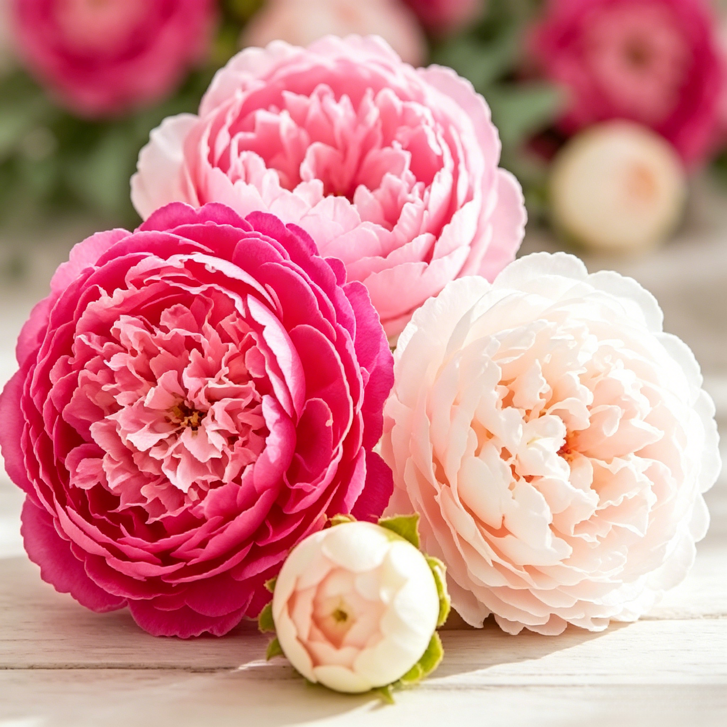 🌸 Artificial Peony Flowers Bouquet | Realistic Forever Blooms for Home Decor-LT