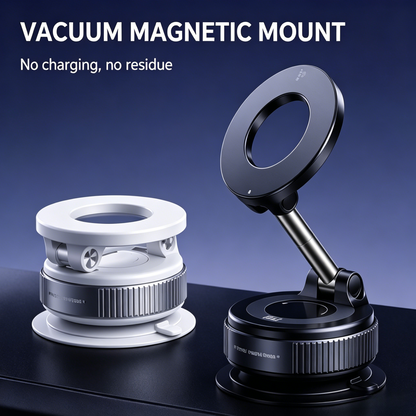 🚗 Foldable Vacuum Magnetic Car Phone Holder Strong Suction Universal Car Mount-LT
