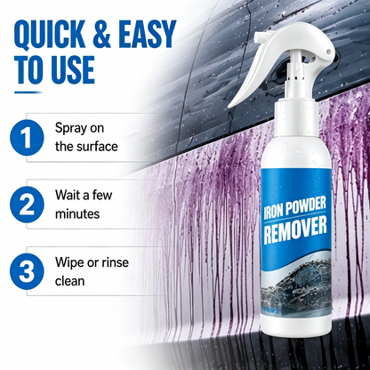 ✨ Iron Fallout Remover for Cars - Fast-Acting Wheel Cleaner, Dissolves Rust & Iron Particles Without Damaging Paint-LT