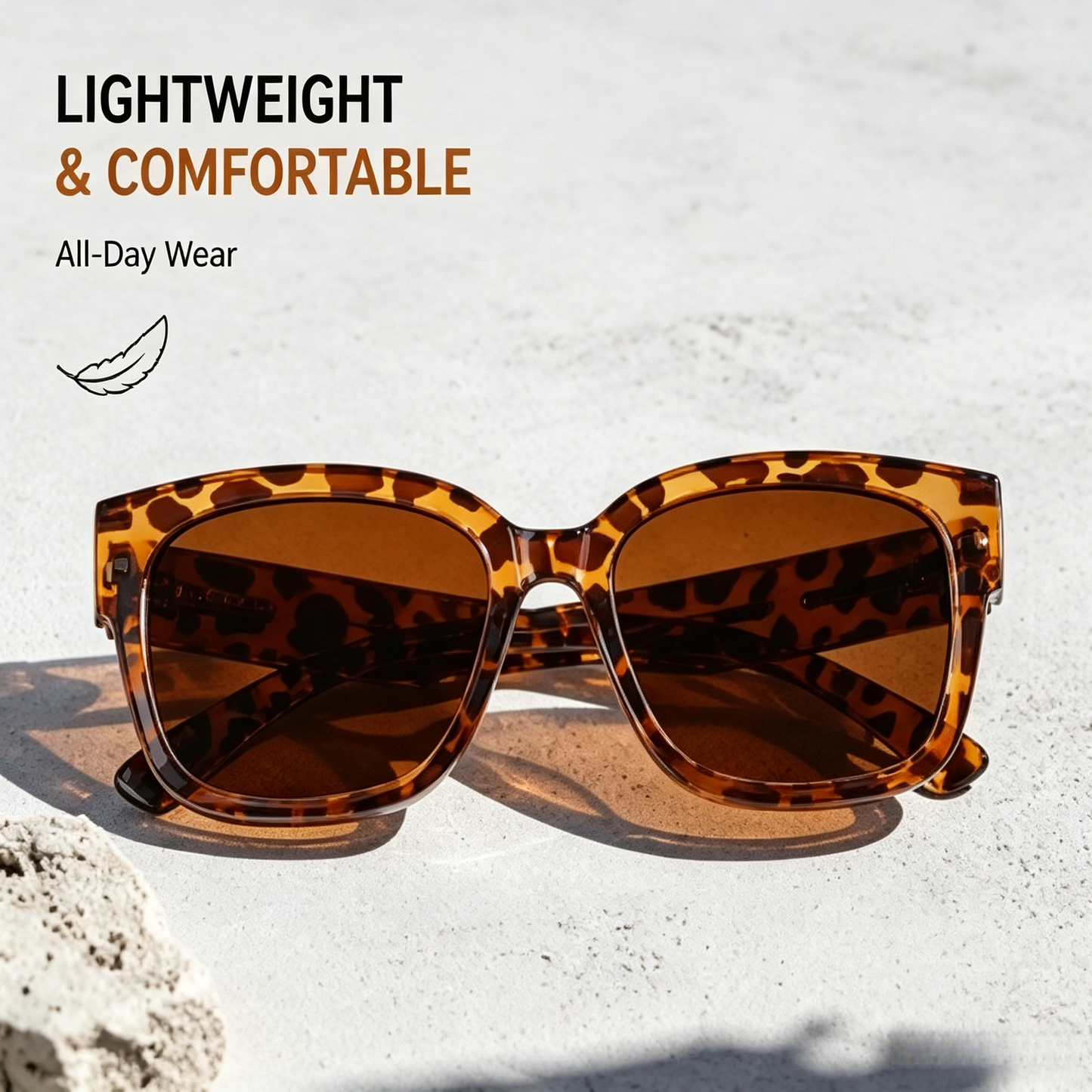 👓 Wear Over Myopia Glasses Polarized Sun Shades Unisex Eyewear-LT