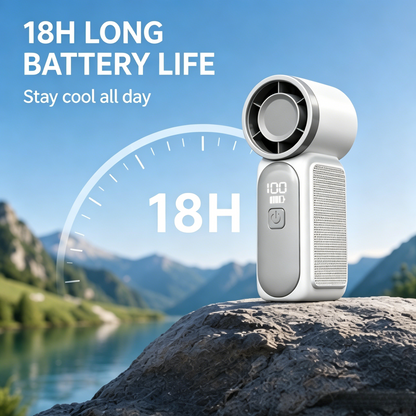 💦 No More Stuffy Days! Powerful Handheld Fan with Instant Cooling-LT