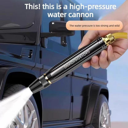 High-Pressure Car Wash Water Gun, Adjustable Jet Nozzle for Garden Cleaning, Portable Heavy-Duty Hose Nozzle Sprayer-TTT