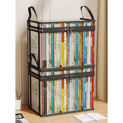 📦 Large Clear Thick Plastic Storage Box with Hinged Lid, Heavy-Duty Durable High Capacity Organizer, Perfect for Home 🏠, Camping ⛺, Travel ✈️, Attic and Moving 🚚-XLB
