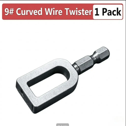 🔩 Heavy-Duty Wire Twister Tool for Drill ⚙️, High-Carbon Steel Rebar Tie Wire Twisting Bit, Fast Wire Tying Attachment for Construction 🏗️, Fencing 🚧, and Gardening 🌱-XLB