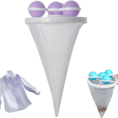 ✨Washing Machine Filter Net Bag Cleaner 🧺 Floating Hair Remover 🐾 Household Laundry Ball Hair Catcher 🧼 Universal Wash Protector Filter 💧 Efficient Cleaning Home Goods 🏠-XLB