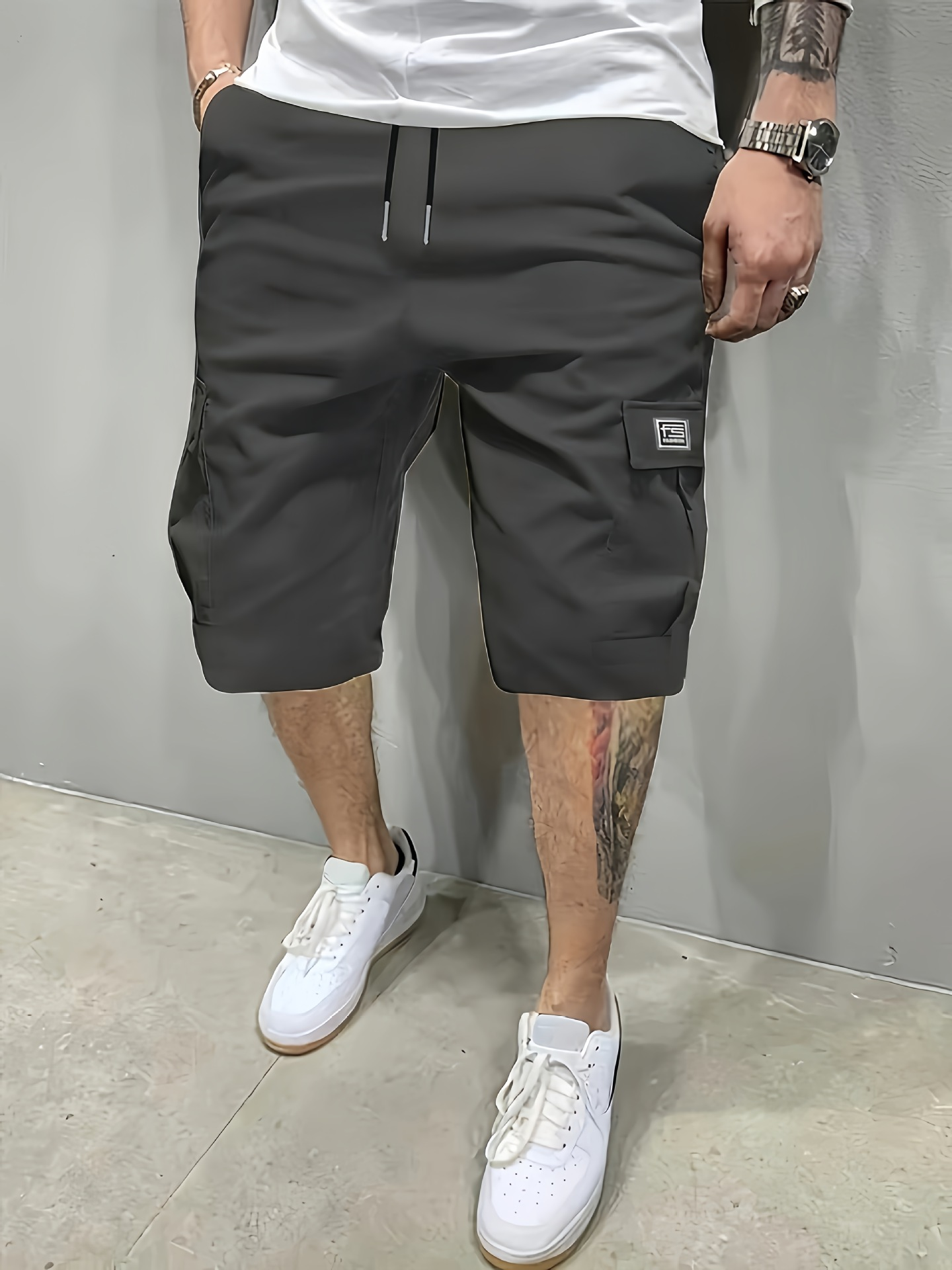 💥🩳2026 Hot Selling Item 🥳50% Limited Discount💞 Versatile Drawstring Cargo Shorts, Lightweight & Ideal for Daily Wear-XLB