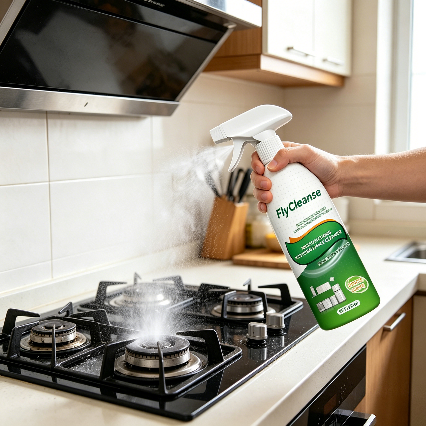 Multi-Functional Kitchen Appliance Cleaner Spray, Food-Safe & No-Rinse Formula-TTT