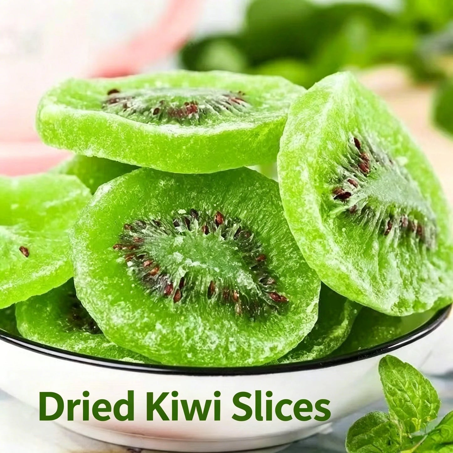 Sweet & Tangy Dried Kiwi Slices – Chewy Tropical Fruit Snack-ZRT