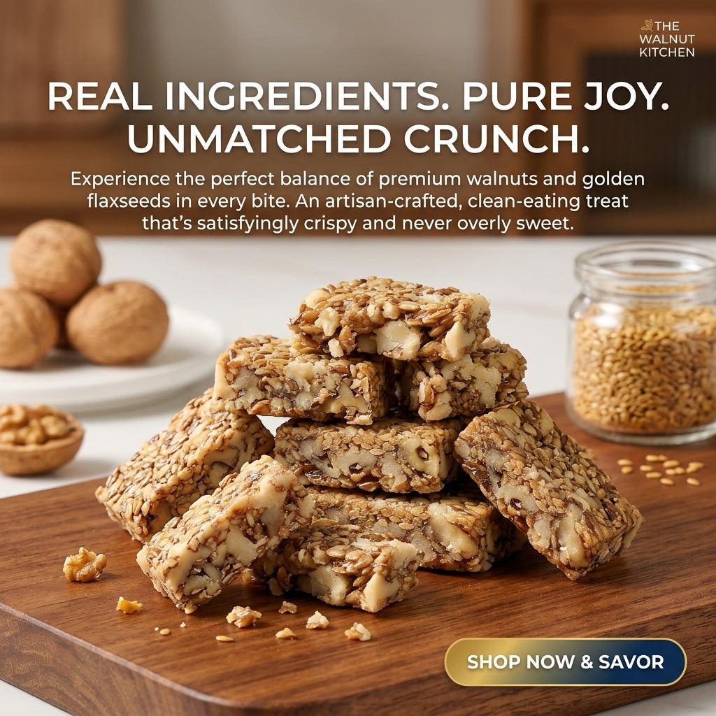 Zero Added Sugar Handmade Pastry with Flaxseed & Walnuts-SUY