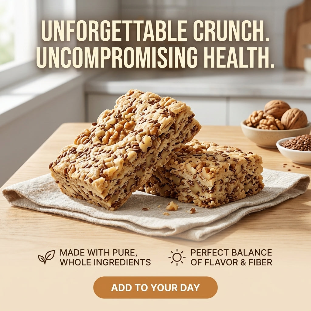 Zero Added Sugar Handmade Pastry with Flaxseed & Walnuts-SUY