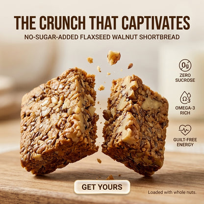Zero Added Sugar Handmade Pastry with Flaxseed & Walnuts-SUY