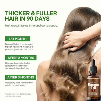 ✨ 100% Pure & Natural Batana Oil with Rosemary 🌿 Revitalizing Hair Growth Serum - Nourishes & Strengthens for Strong, Healthy Hair 👩‍🦰👨‍🦱 Unisex Formula | Perfect Father’s & Mother’s Day Gift 🎁-XLB