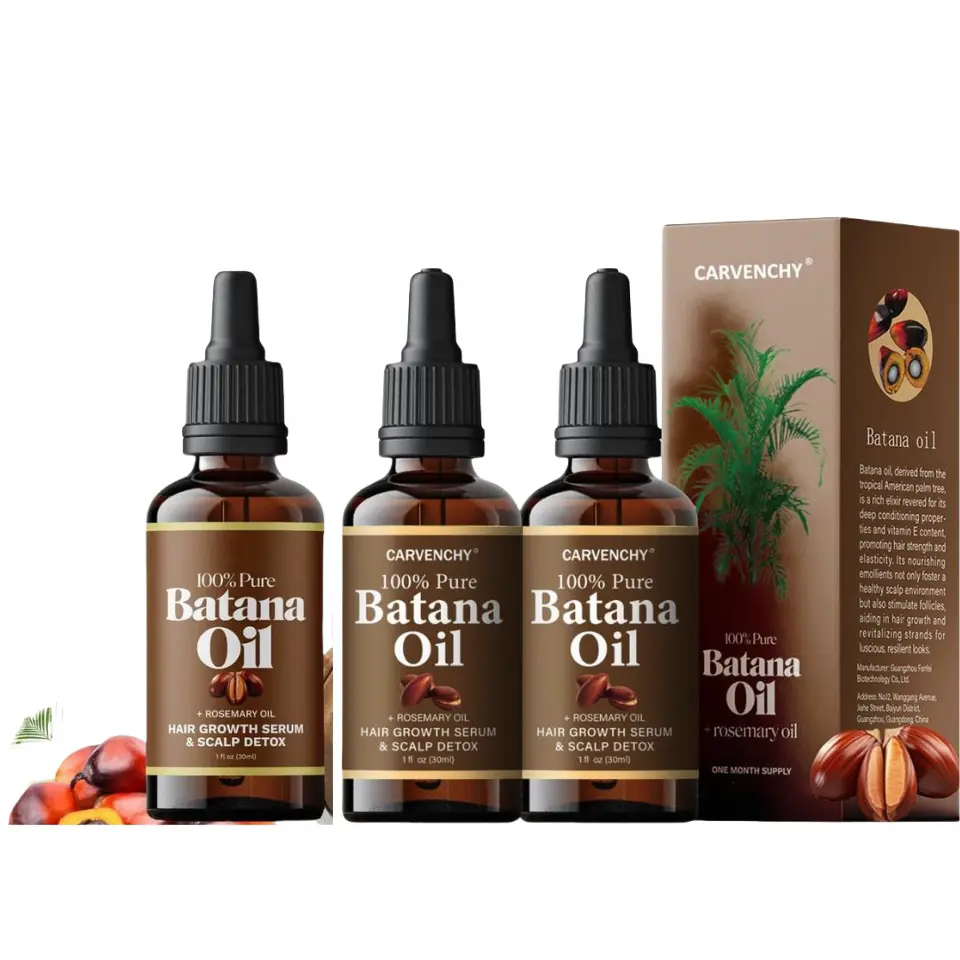 ✨ 100% Pure & Natural Batana Oil with Rosemary 🌿 Revitalizing Hair Growth Serum - Nourishes & Strengthens for Strong, Healthy Hair 👩‍🦰👨‍🦱 Unisex Formula | Perfect Father’s & Mother’s Day Gift 🎁-XLB