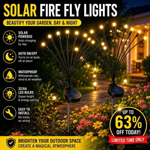 🌞Solar Firefly Garden Lights – 🌙Waterproof Swaying LED Landscape Lights-YOY
