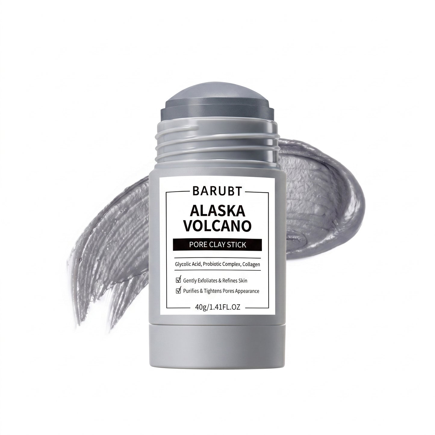 Deep Cleanse, Zero Mess. The Viral Alaska Volcano Pore Clay Stick is Here!-DZT