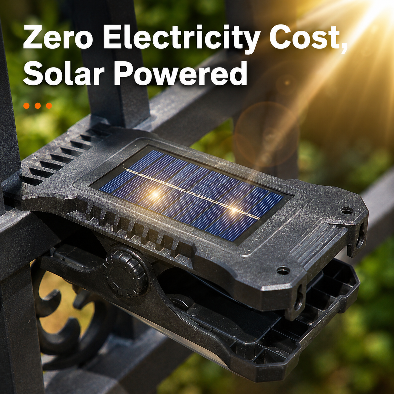 🤯 Solar Charged + USB Charged! The Smartest Motion-Sensor Clip Light That NEVER Goes Out! ☀️🔌🚨-QZZ